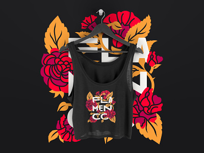 FLA 👏🏻MEN 👏🏻CO apparel flamenco flowers illustration type