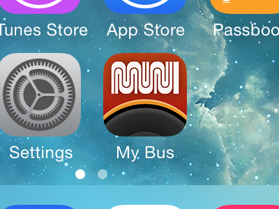 Muni App Icon app icon muni