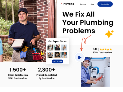 Plumbing Page Hero Section