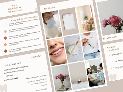 Brand Guidelines (Dental Project) branding design graphic design icon illustration ui ux