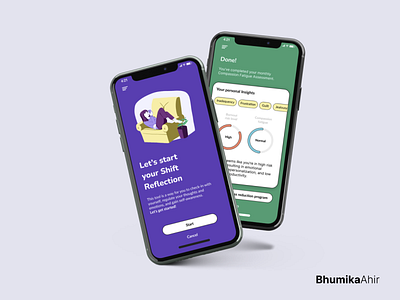 Mental Health App Ui Design in XD app branding design figma health ui xd