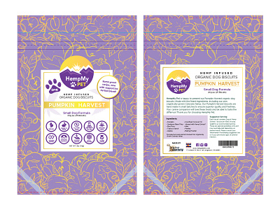 Dog Treat Bag branding design digital art illustration typography