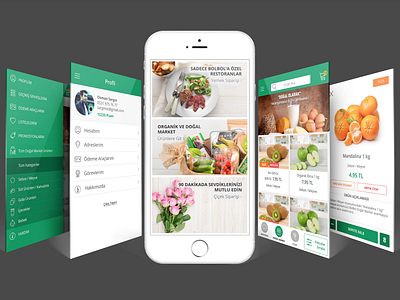 Bolbol Mobile App | Re-design app design food food app graphic design ios mobile app organic redesign ui ui design ux ux design