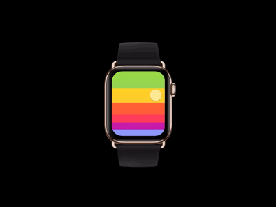Apple Watch 4 | Animation Exercise animation apple watch exercise ui ui design ux