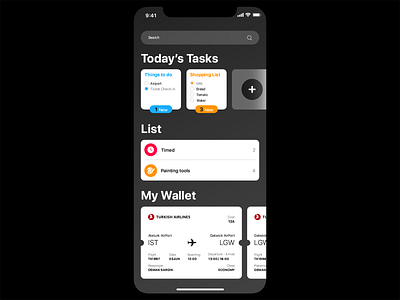 Reminders App Design app design ios mobile app reminders toolkit ui ui kit ux wallets