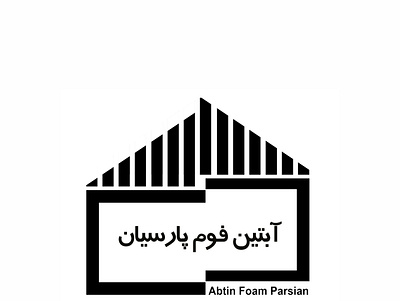 logo for abtin foam parsian design logo