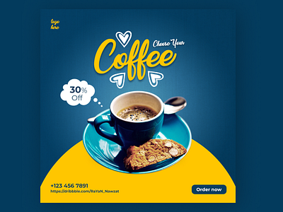 Coffee shop | Social media post app branding cafe coffee coffee shop design illustration insta post instagram logo marketing phone posts shop social media social media post ui ux vector web