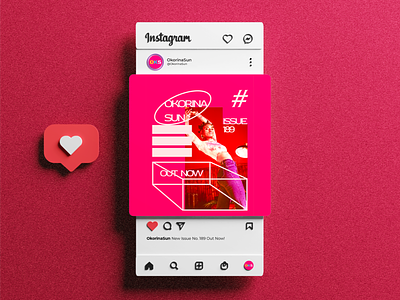 Okorina Sun / Instagram branding colour design dribbblers fashion graphic design graphics identity instagram layout logo mobile socialmedia typography ui vector