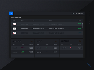 Monitoring system bs system ui web