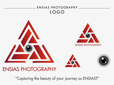 ENSIAS Photography LOGO ( Responsive ) branding design graphic design illustration logo