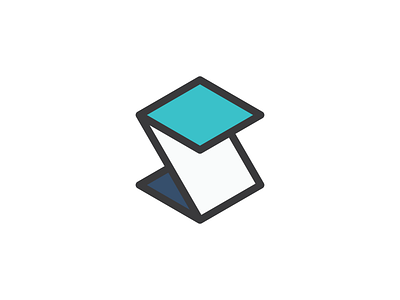 Cube cube hexagon lines logo logo design