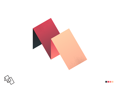 M cube letter logo logo design m minimal minimalist