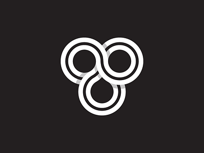 Circles black circles logo logo design shadow white