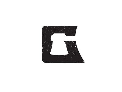 G AXE axe g hatchet illustration letter logo logo design negative space