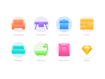 JYSK Iconset download free freebie furniture icon set icons ios sketch