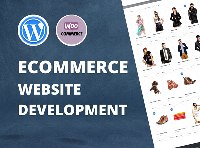 I will build your eCommerce website and Online Store design logo webdesign websites