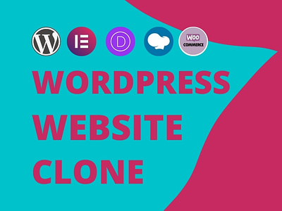 I will copy or developed WordPress Website. branding design illustration logo typography ui ux vector webdesign websites