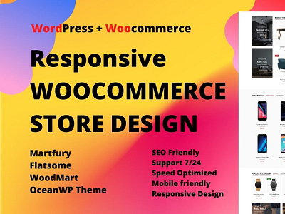 I will build a business ecommerce website online shop using word design webdesign websites