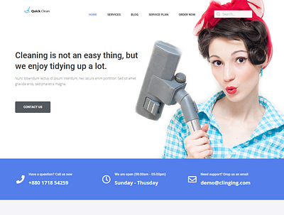 I will Create a Cleaning Website for you. branding design illustration logo typography ui ux vector webdesign websites