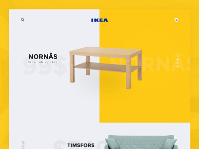 IKEA Concept Redesign concept design furniture ikea redesign ui ux web website