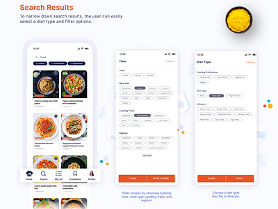 Search results of Myfoodpad recipe app