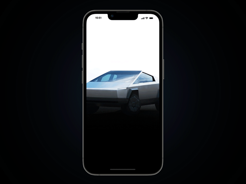 Tesla Cybertruck | Start Screen Concept