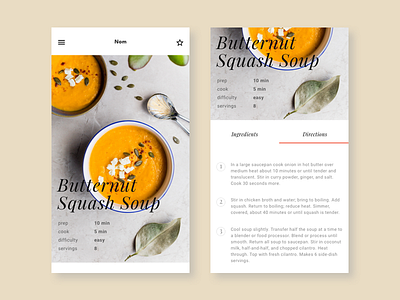 Recipe daily ui design mobile recipe ui visual