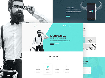 Digital Agency agency blog corporate creative free theme template website