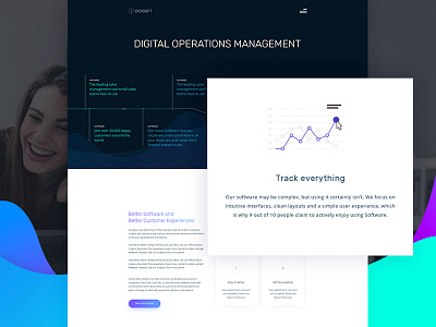 Digital Software Management 2017 agency corporate design digital free modern software template