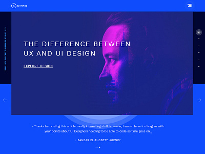 Agency Website agency template ui ux website