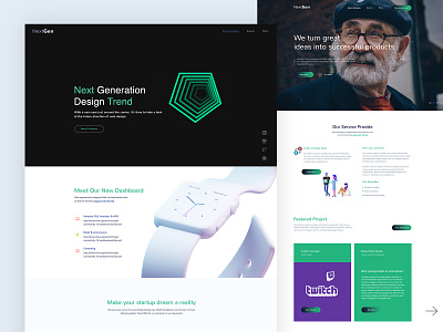 Agency - Landing Page agency branding corporate creative design illustration modern responsive template website