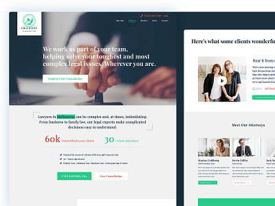 Lawyer - Landing Page