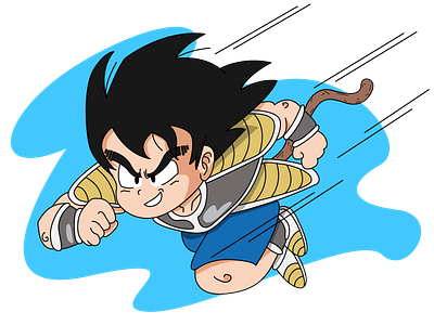 Download Son Goku Young New By Franssjz On Dribbble