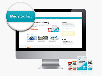 Medytox academy Website