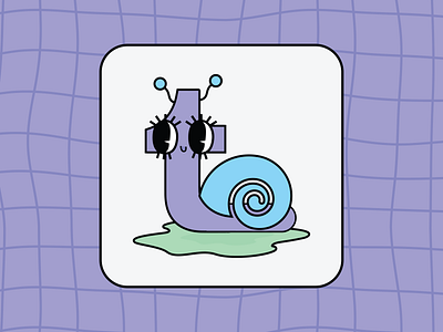 weekly warm-up | snail tumblr app icon