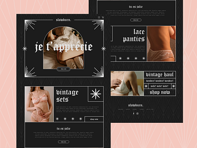 slowburn | lingerie shop concept