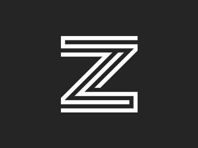 Puzzle "Z" concept creative design identity illustration letter logo logotype mark simple symbol z