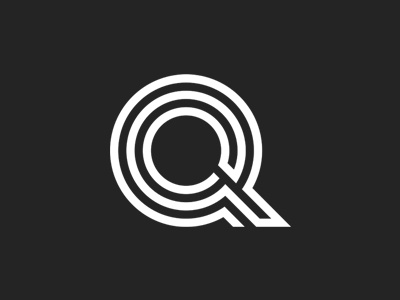 Puzzle "Q" concept creative design identity illustration letter logo logotype mark q simple symbol