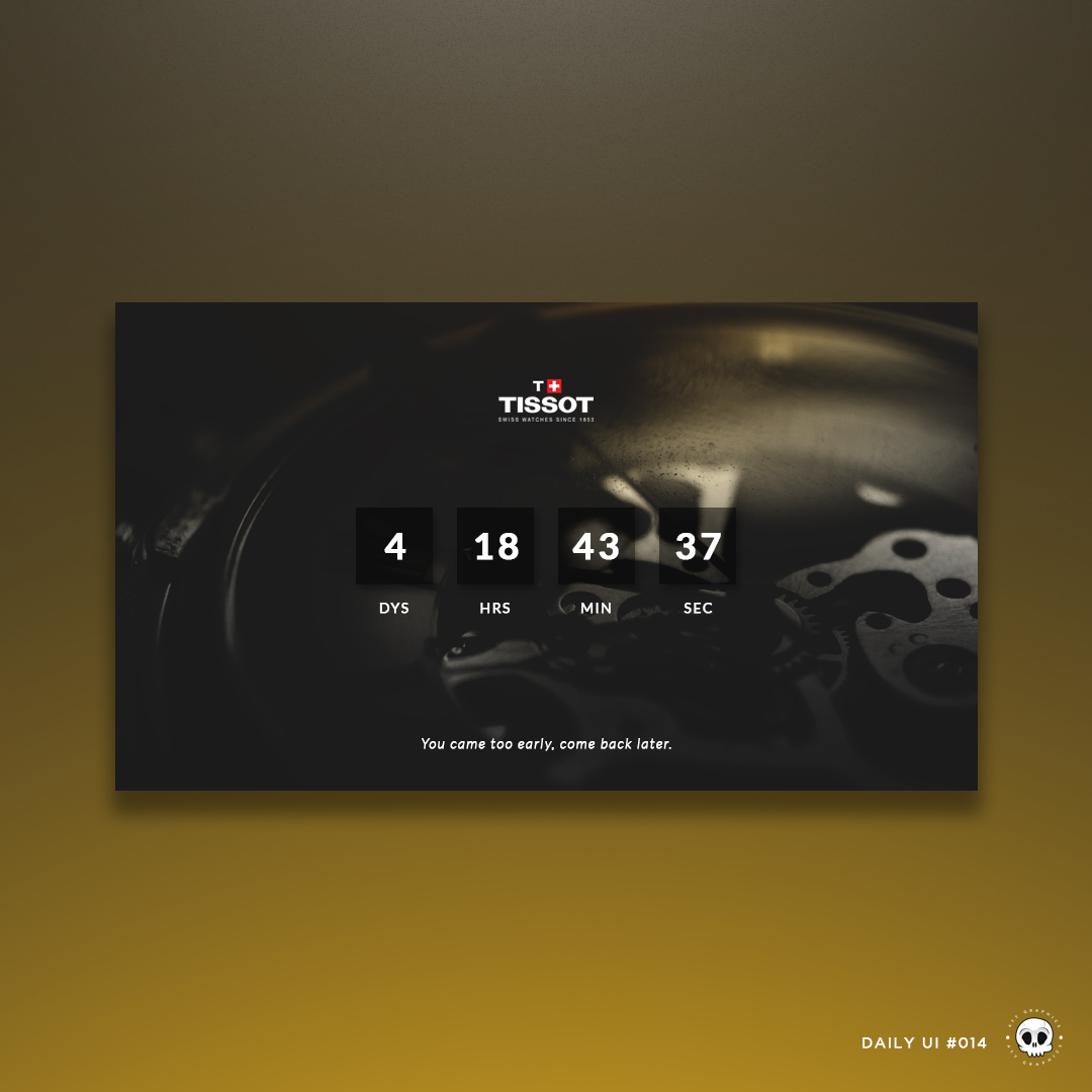 Daily Ui #014 - Countdown Timer By Runikh On Dribbble