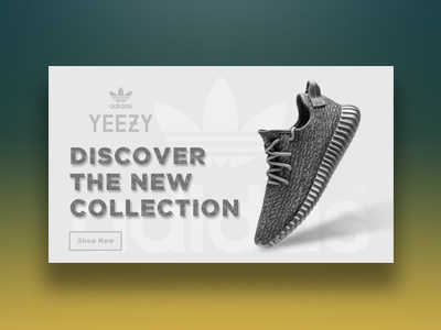 Daily Ui #016 - Pop Up / Overlay 016 adidas app daily ui overlay pop up shoes sneakers ui ux web yeezy