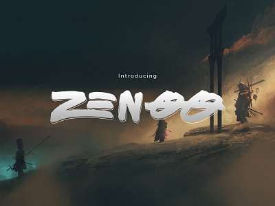 Zenoo | Out Now brand brush brush font calligraphy font handlettering logo logotype typeface typography vector zenoo