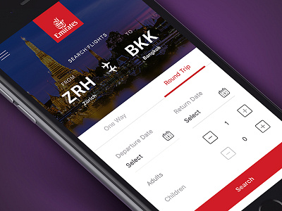 Emirates Flight Booking App