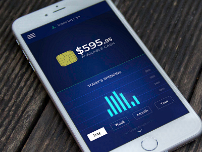 Payment App analytics bank card chart fun graph interaction iphone shadow ux color payment price money ui