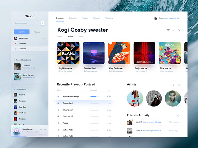 Music Player desktop dribbble mac music music player player ui ux