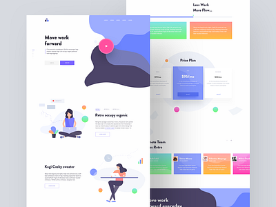 Task Manager Landing by Faria Anzum on Dribbble