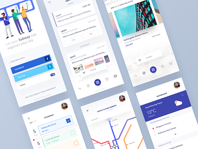 Subway App by Faria Anzum on Dribbble