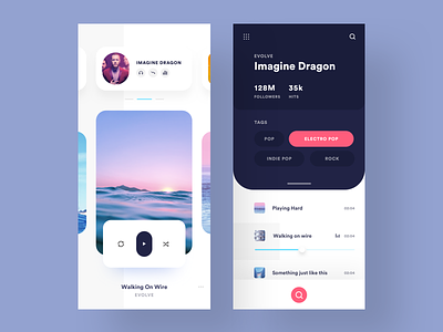 Music Player '19 clean ios music music album music app music artwork music player music player app music player ui song ux ux ui