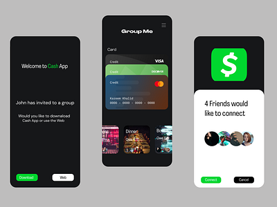 Cash App Grouping Concept app cashapp design figma ui
