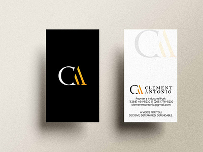 Clement Antonio Branding and Business Cards