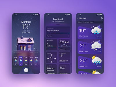 Browse thousands of Intro Weather App UI images for design inspiration ...